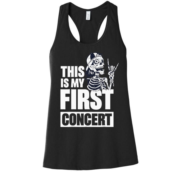 This Is My First Concert Women's Racerback Tank