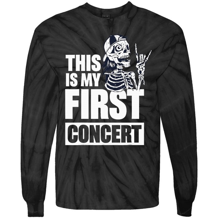 This Is My First Concert Tie-Dye Long Sleeve Shirt