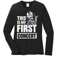 This Is My First Concert Ladies Long Sleeve Shirt