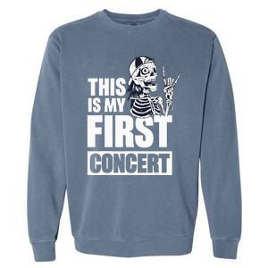 This Is My First Concert Garment-Dyed Sweatshirt