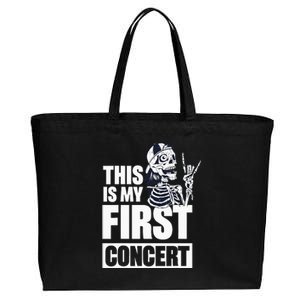 This Is My First Concert Cotton Canvas Jumbo Tote