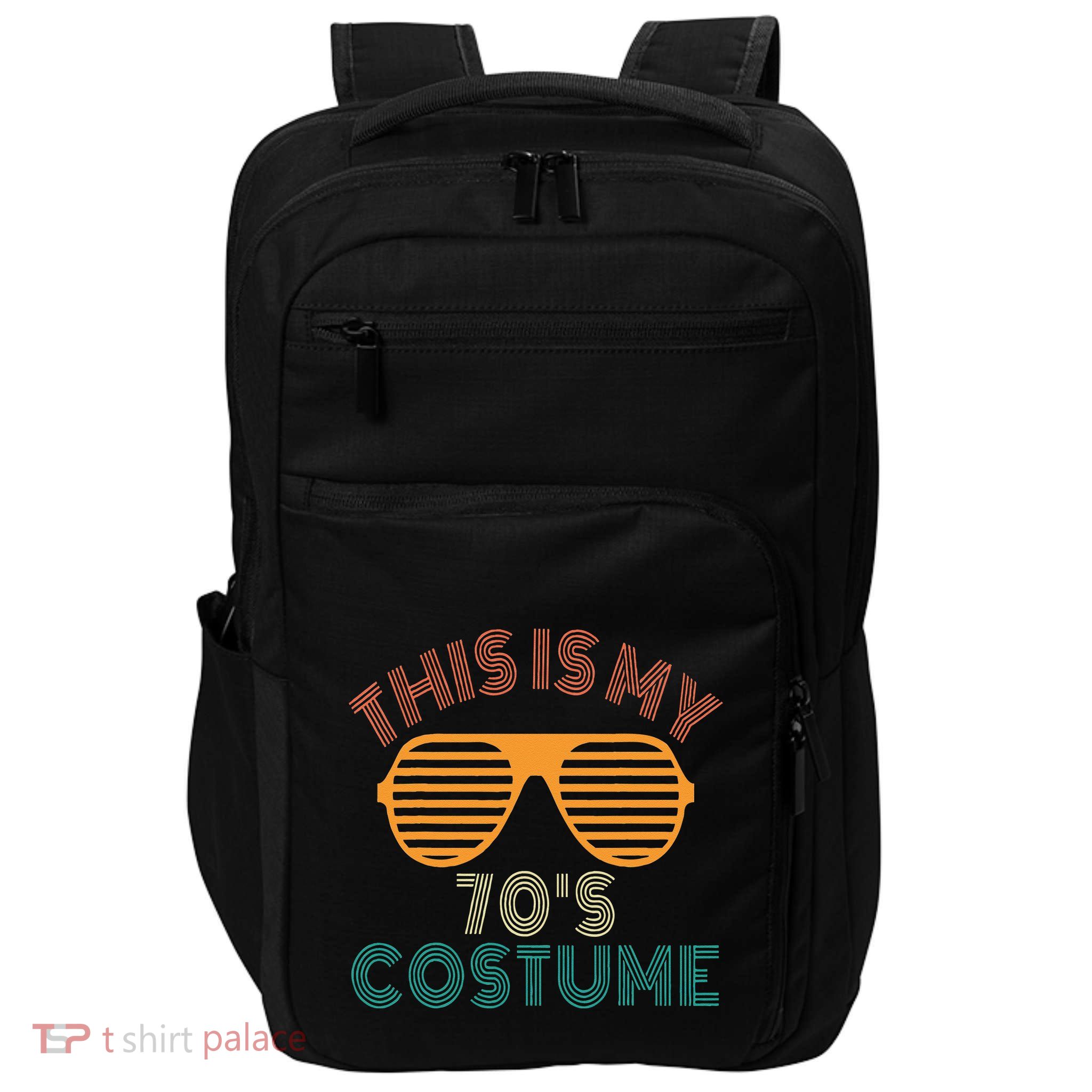 This Is My 70s Costume Retro 80s 90s Party Impact Tech Backpack