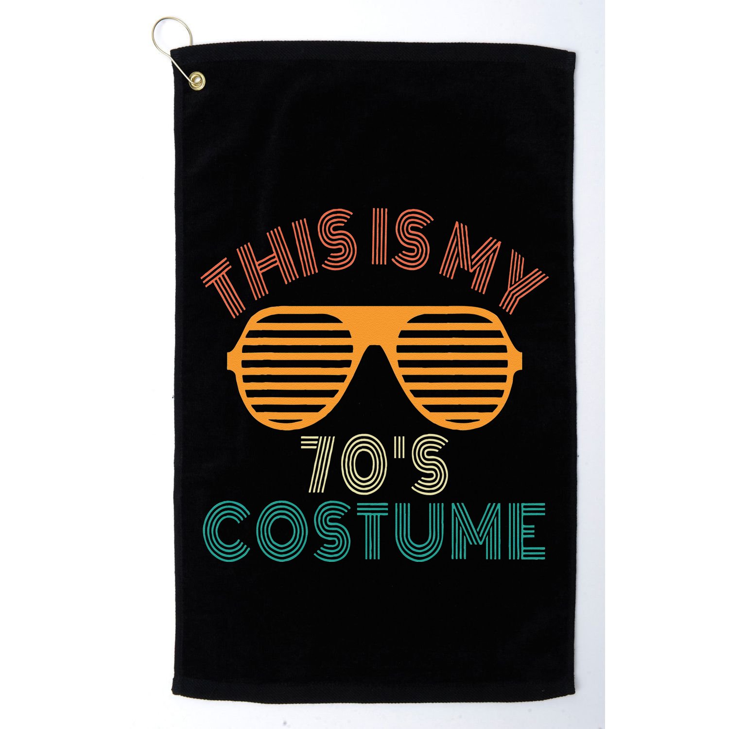 This Is My 70s Costume Retro 80s 90s Party Golf Towel