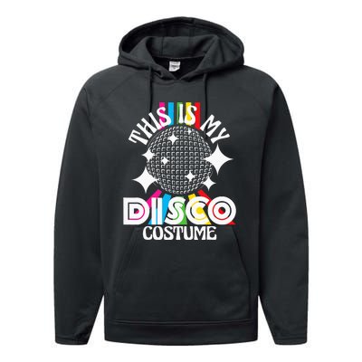 This Is My Disco Costume 1970s Funky Party 70s Groove Performance Fleece Hoodie