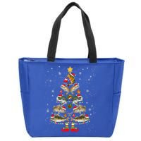 This Is My Christmas Merry Fishmas Fishing Cool Gift Zip Tote Bag