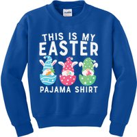 This Is My Easter Pajama Cute Easter Day Funny Gift Kids Sweatshirt