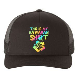 This Is My Hawaiian Tropical Luau Costume Party Hawaii Yupoong Adult 5-Panel Trucker Hat