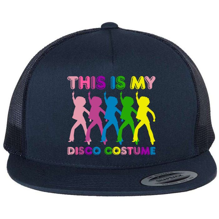 This Is My Disco Costume Family Party 1970s Flat Bill Trucker Hat