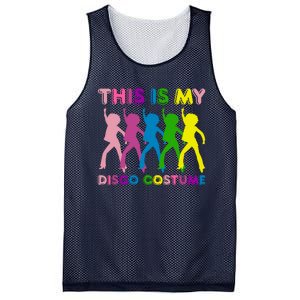 This Is My Disco Costume Family Party 1970s Mesh Reversible Basketball Jersey Tank