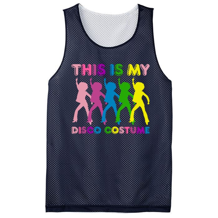 This Is My Disco Costume Family Party 1970s Mesh Reversible Basketball Jersey Tank