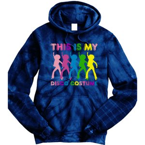 This Is My Disco Costume Family Party 1970s Tie Dye Hoodie