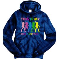 This Is My Disco Costume Family Party 1970s Tie Dye Hoodie