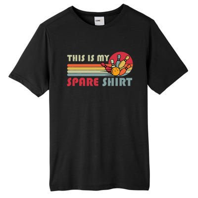 This Is My Spare Bowling Bowler Tall Fusion ChromaSoft Performance T-Shirt