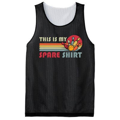 This Is My Spare Bowling Bowler Mesh Reversible Basketball Jersey Tank