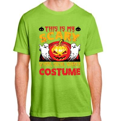 This Is My Scary School Social Worker Costume Halloween Adult ChromaSoft Performance T-Shirt