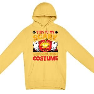 This Is My Scary School Social Worker Costume Halloween Premium Pullover Hoodie