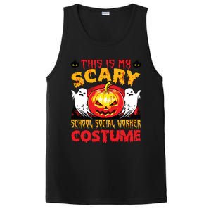 This Is My Scary School Social Worker Costume Halloween PosiCharge Competitor Tank