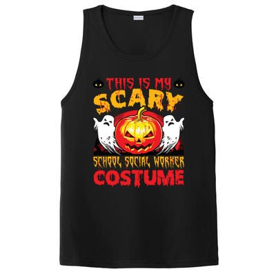 This Is My Scary School Social Worker Costume Halloween PosiCharge Competitor Tank