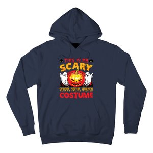 This Is My Scary School Social Worker Costume Halloween Hoodie