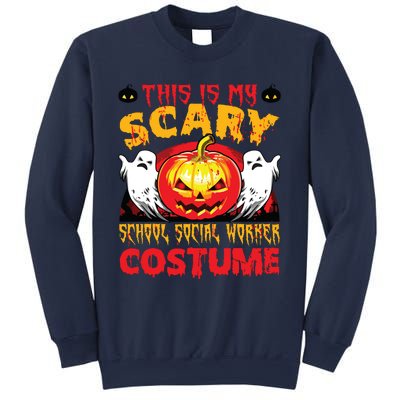 This Is My Scary School Social Worker Costume Halloween Sweatshirt