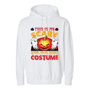 This Is My Scary School Social Worker Costume Halloween Garment-Dyed Fleece Hoodie