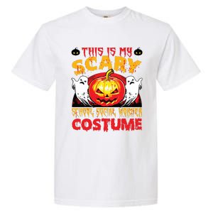 This Is My Scary School Social Worker Costume Halloween Garment-Dyed Heavyweight T-Shirt