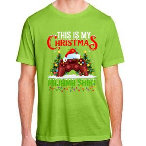 This Is My Christmas Pajama Meaningful Gift Video Game Christmas Funny Gift Adult ChromaSoft Performance T-Shirt