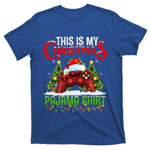 This Is My Christmas Pajama Meaningful Gift Video Game Christmas Funny Gift T-Shirt