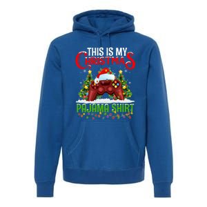 This Is My Christmas Pajama Meaningful Gift Video Game Christmas Funny Gift Premium Hoodie