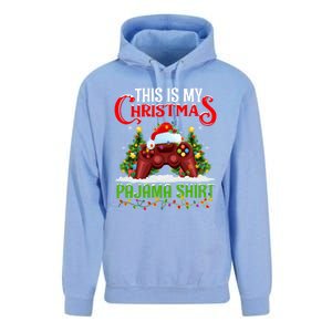 This Is My Christmas Pajama Meaningful Gift Video Game Christmas Funny Gift Unisex Surf Hoodie