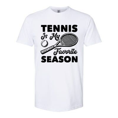 Tennis Is My Favorite Season Cute Gift Softstyle CVC T-Shirt