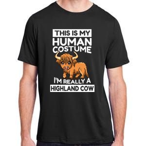 This Is My Human Costume IM Really A Highland Cow Adult ChromaSoft Performance T-Shirt