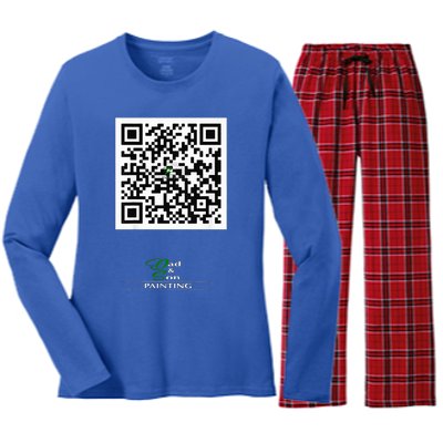 This Is My Work Women's Long Sleeve Flannel Pajama Set 