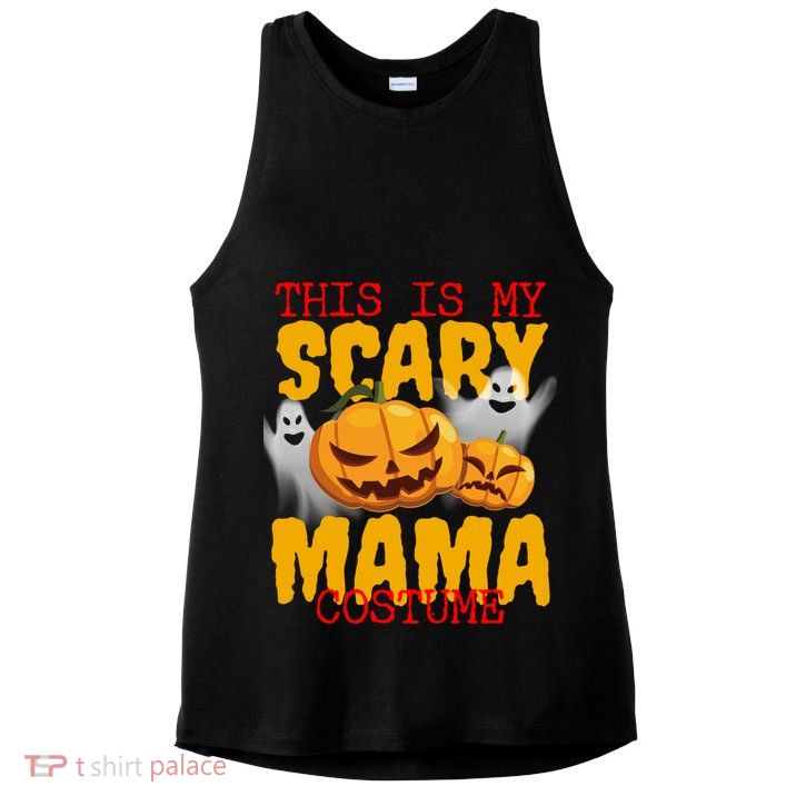 This Is My Scary Mama Costume Ladies PosiCharge Tri-Blend Wicking Tank