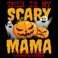 This Is My Scary Mama Costume Cooling Performance Crew T-Shirt