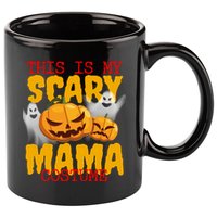 This Is My Scary Mama Costume 11oz C Handle Ceramic Mug