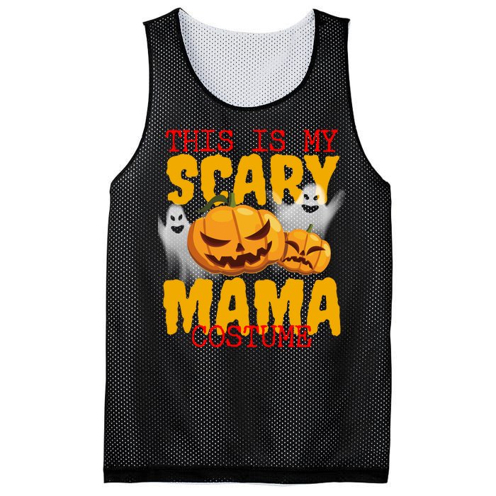 This Is My Scary Mama Costume Mesh Reversible Basketball Jersey Tank