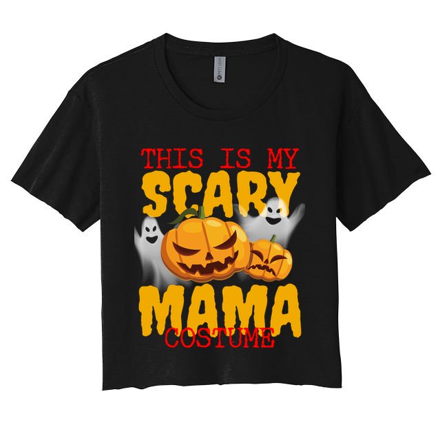 This Is My Scary Mama Costume Crop Top
