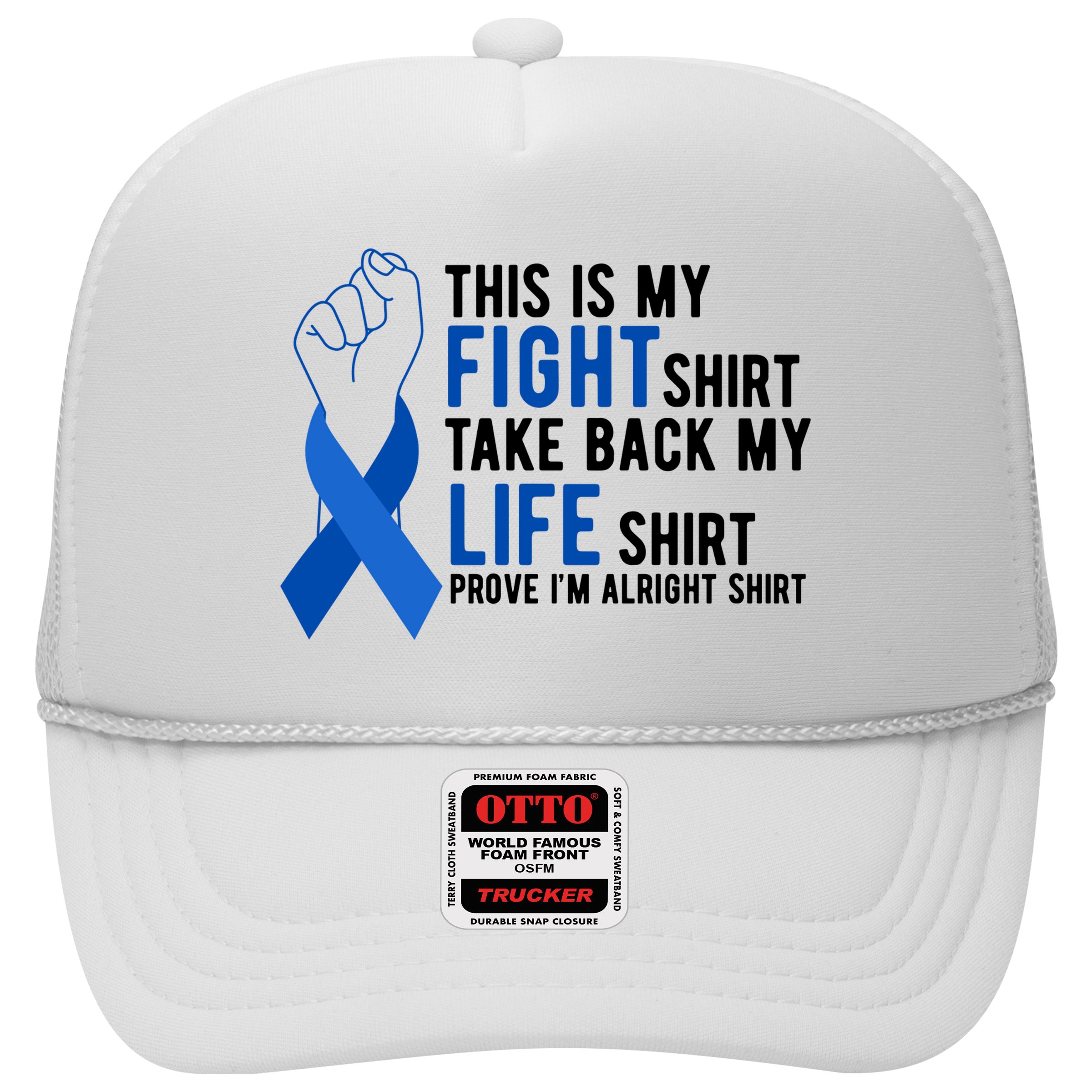 This Is My Fight Colon Cancer Awareness Hat