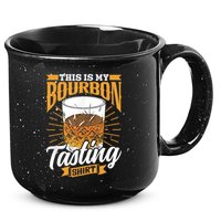 This Is My Bourbon Tasting Drinker Drinking Bourbon 15oz Campfire Ceramic Mug
