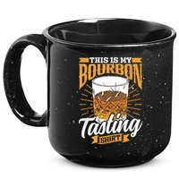 This Is My Bourbon Tasting Drinker Drinking Bourbon 15oz Campfire Ceramic Mug