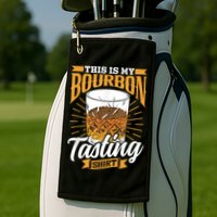 This Is My Bourbon Tasting Drinker Drinking Bourbon Golf Towel