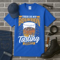 This Is My Bourbon Tasting Drinker Drinking Bourbon Tall T-Shirt