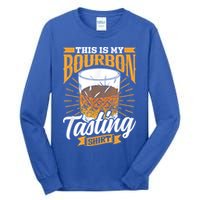 This Is My Bourbon Tasting Drinker Drinking Bourbon Tall Long Sleeve T-Shirt