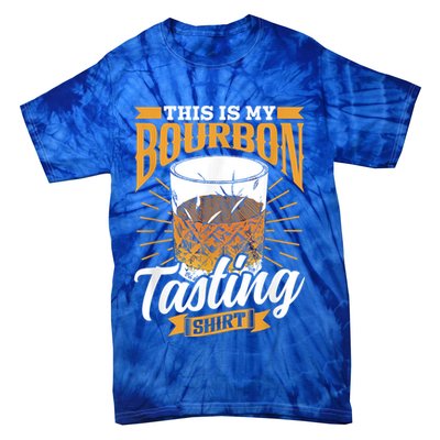 This Is My Bourbon Tasting Drinker Drinking Bourbon Tie-Dye T-Shirt