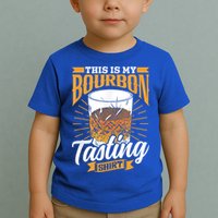 This Is My Bourbon Tasting Drinker Drinking Bourbon Toddler T-Shirt