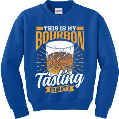 This Is My Bourbon Tasting Drinker Drinking Bourbon Kids Sweatshirt