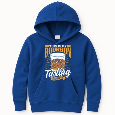 This Is My Bourbon Tasting Drinker Drinking Bourbon Kids Hoodie