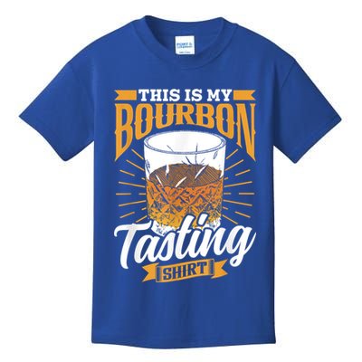 This Is My Bourbon Tasting Drinker Drinking Bourbon Kids T-Shirt