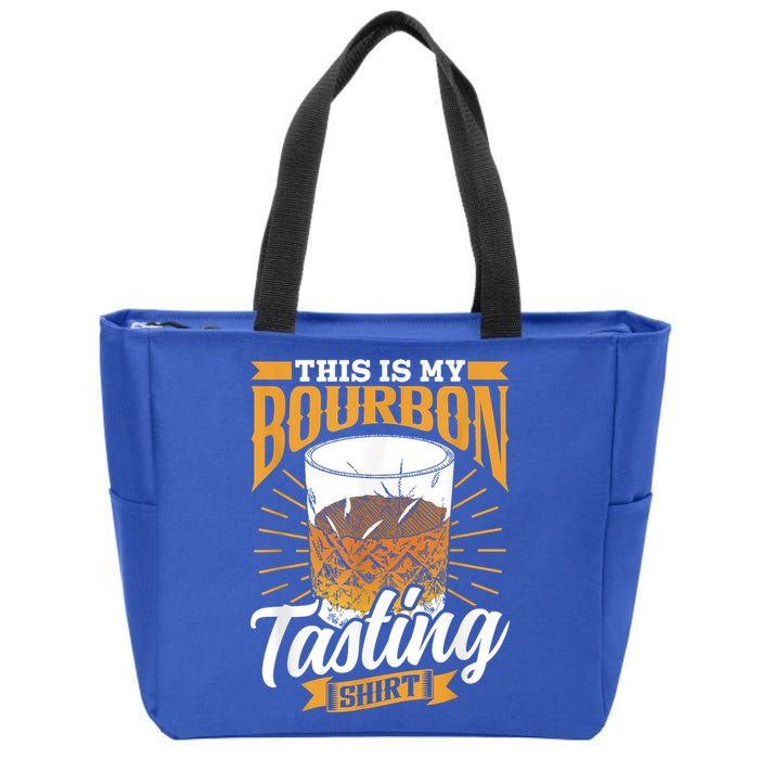 This Is My Bourbon Tasting Drinker Drinking Bourbon Zip Tote Bag